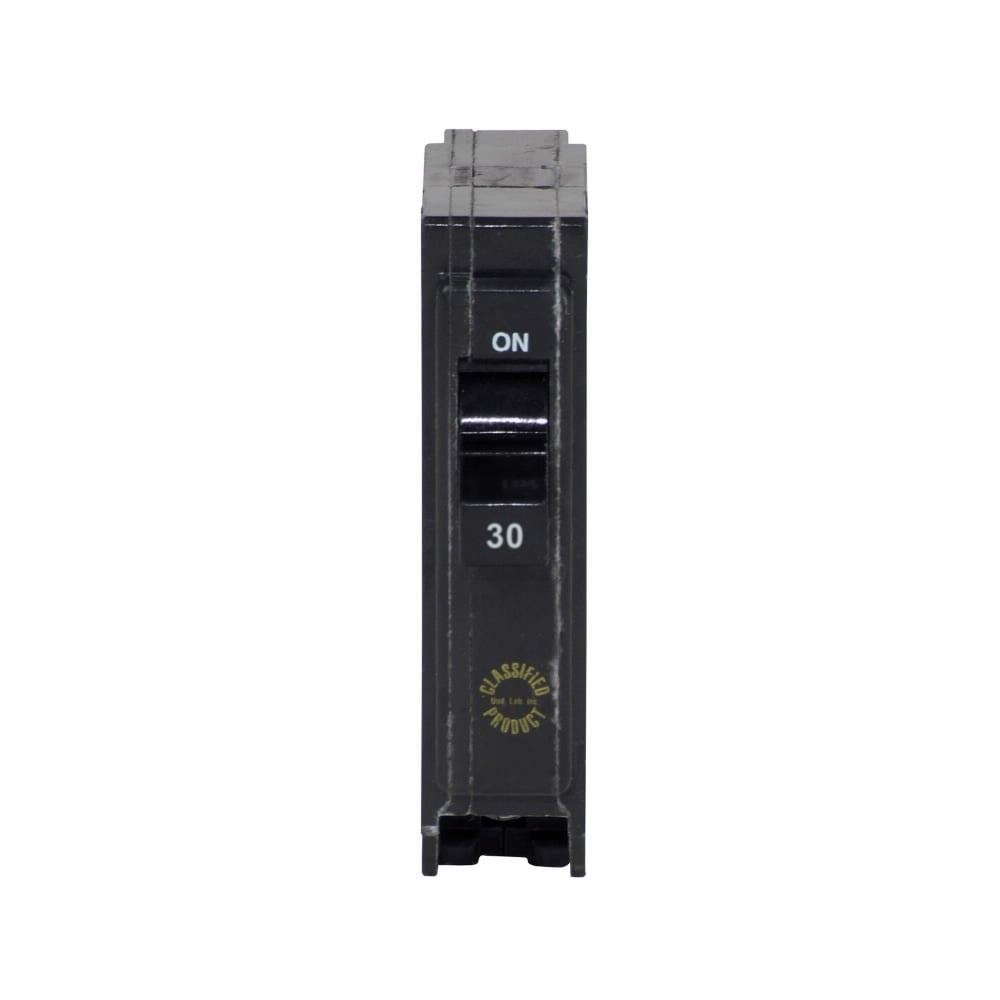 3/4" Thermal magnetic circuit breakers,Type CHQ 3/4-Inch classified replacement breaker clamshell pack,30 A,10 kAIC,Single-pole,120/240V,CHQ,(1) #14-8 AWG, (2) #14-10 AWG Cu/Al,Q30,CHQ,Type CH Loadcenters