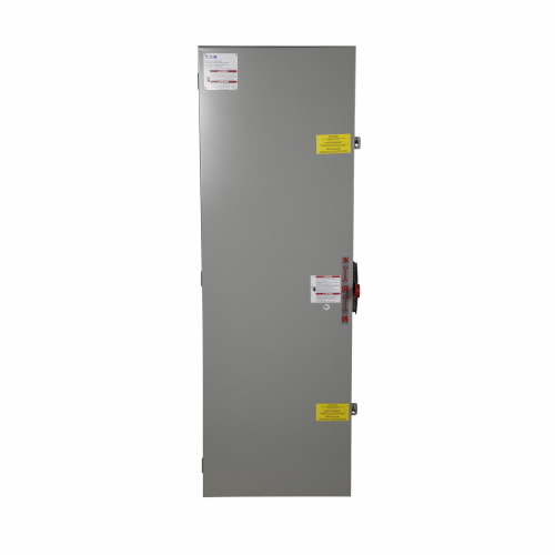 Eaton Heavy duty double-throw safety switch, 400 A, NEMA 3R, Painted galvanized steel, Class H fuses, Fusible without neutral, Three-pole, Three-wire, K-series, 240 V