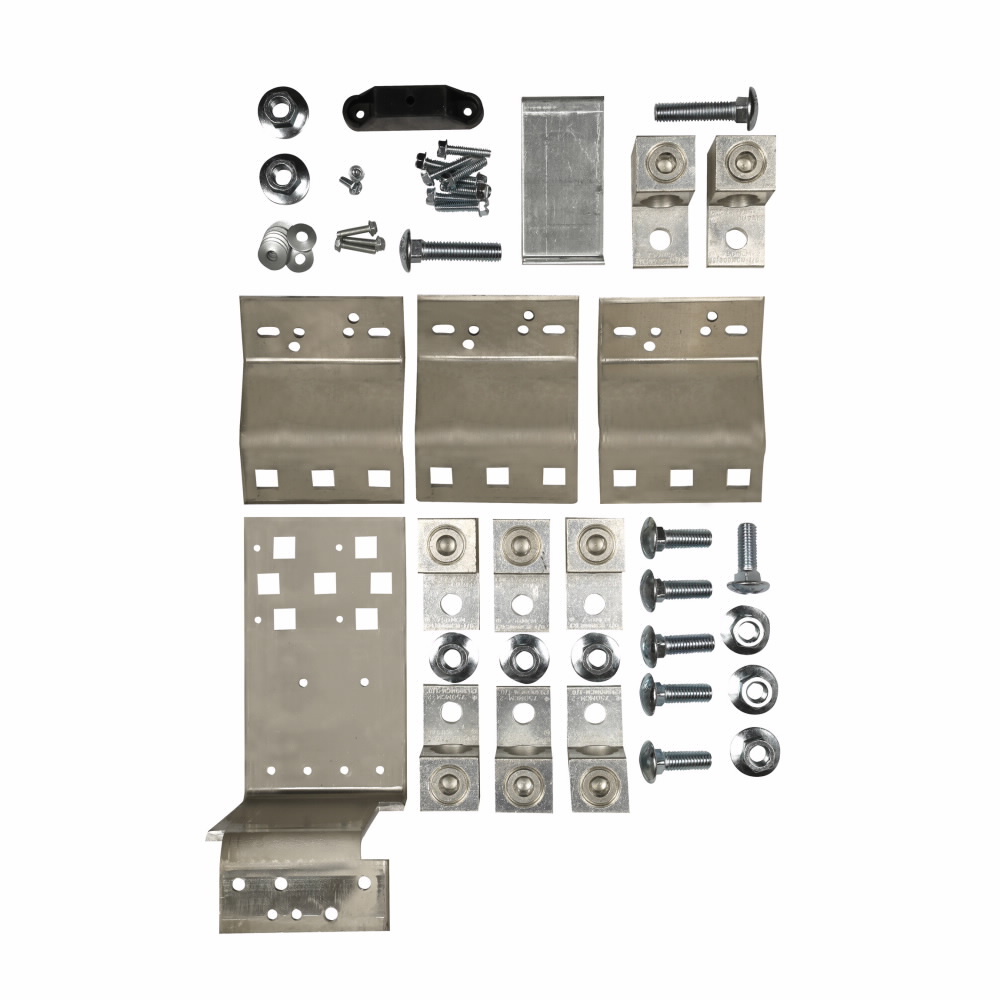 Eaton group metering lug kit, Lug kit, Used with: Three-phase 800A main terminal box, Residential group metering, Wire size: (4) 1/0-300 kcmil or (2) 1/0-750 kcmil