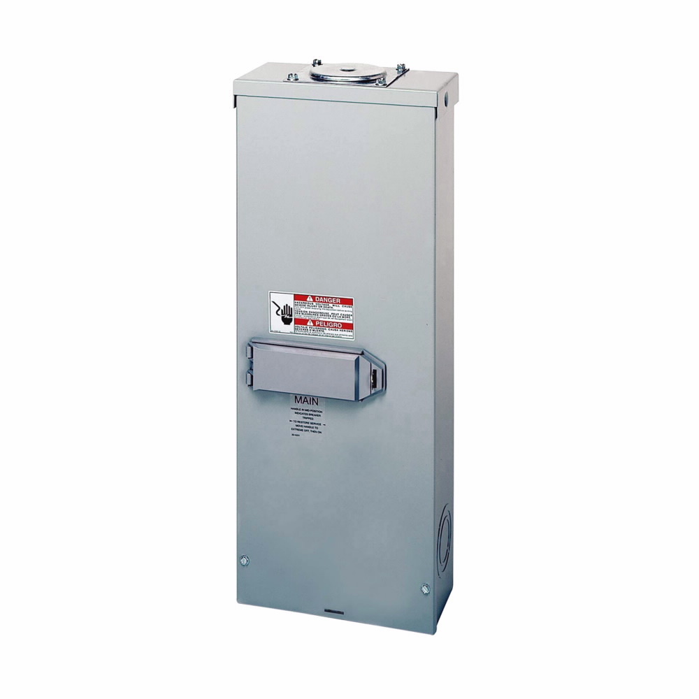 Type CH Style 3/4 in Loadcenter and Breaker Accessories, Circuit breaker unit enclosure, For CC circuit breakers, 225A, 225V, 10 kAIC, Wire size determined by circuit breaker installed, NEMA 3R enclosure