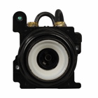 Eaton E34 pushbutton, Corrosion Resistant Indicating Light Component Watertight and Oiltight, PresTest, LED, Full voltage