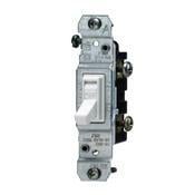 1451-4W Grounding AC Quiet Toggle Switch, 120 V AC, 15 A, 1/2, 2 hp Power Rating