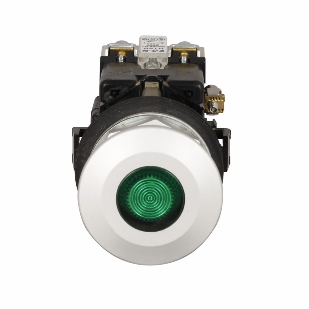 Eaton 30.5 mm Watertight/Oiltight Push-Pull Units,Standard Actuator,Red,1NC,Illuminated,Red,LED, full voltage,24 Vac/Vdc Light Unit,Two-position,Maintained push, maintained pull,HT800 Series