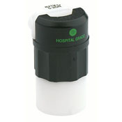 15 Amp, 125 Volt, Connector, Straight Blade, Grounding, Hospital Grade, Black-White