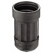 Boot for Straight / Locking Connector, 15 Amp & 20 Amp, 3-wire, Weather Resistant, Black