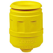 Boot for Straight / Locking Plug, 15 Amp, 3-Wire, Weather Resistant - Yellow