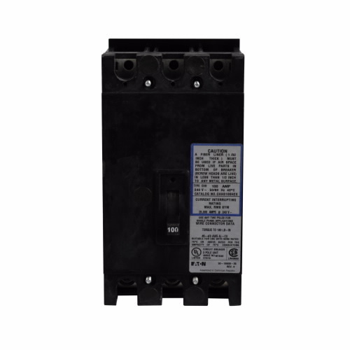 Type CCH Bolt-On Circuit Breaker, Three-Pole, 200A, 120/208Y, 25 kAIC