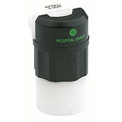 20 Amp, 125 Volt, Connector, Straight Blade, Hospital Grade, Grounding, Black-White