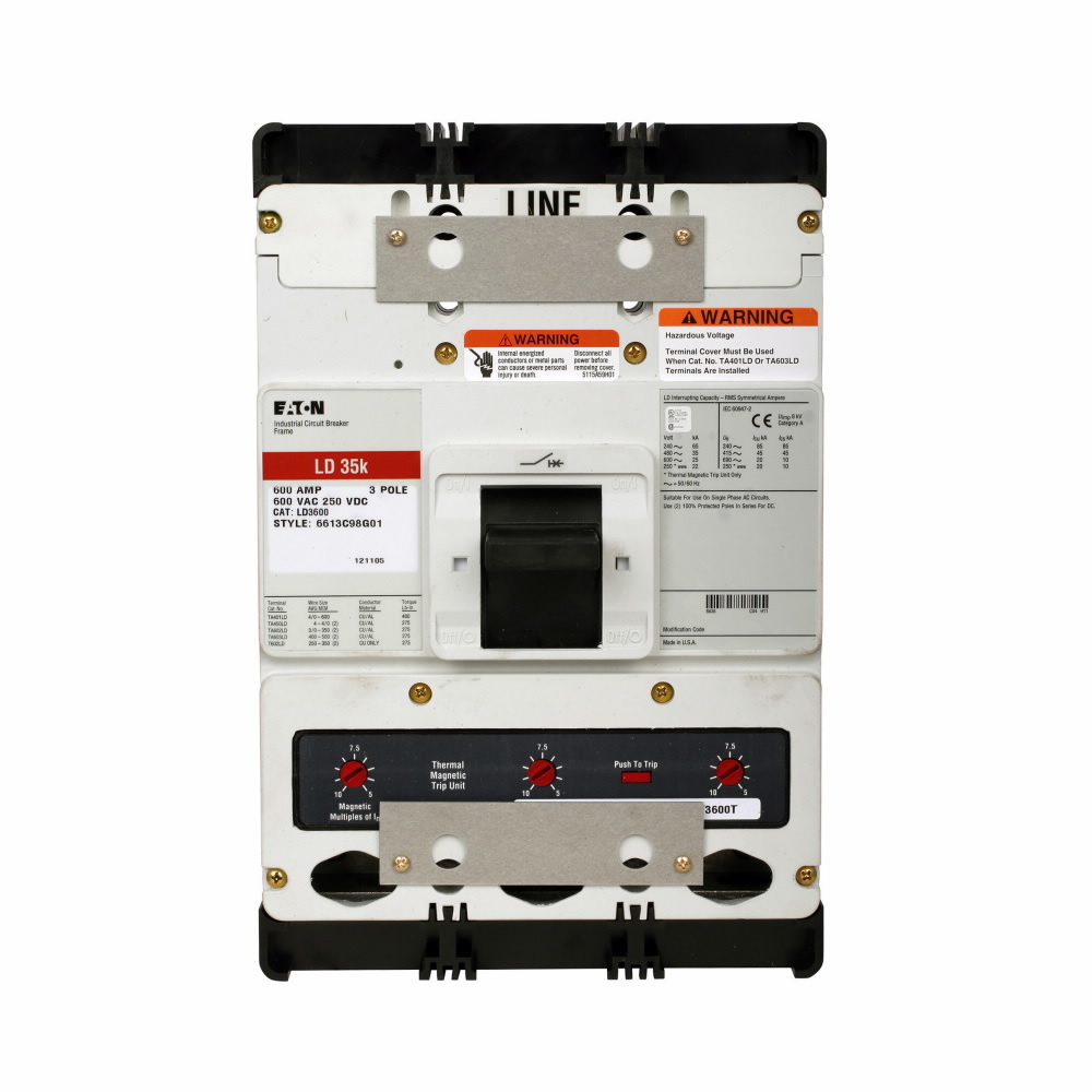 3 POLE HLD 500 AMP BREAKER