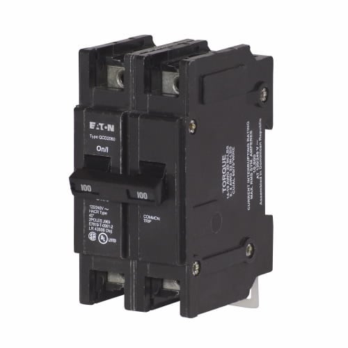 QCD2100 Miniature Circuit Breaker, 100 Amp, 2 Pole, 120/240V