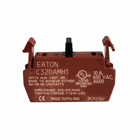 Eaton C30CN mechanically held lighting contactor auxiliary contacts, single-pole