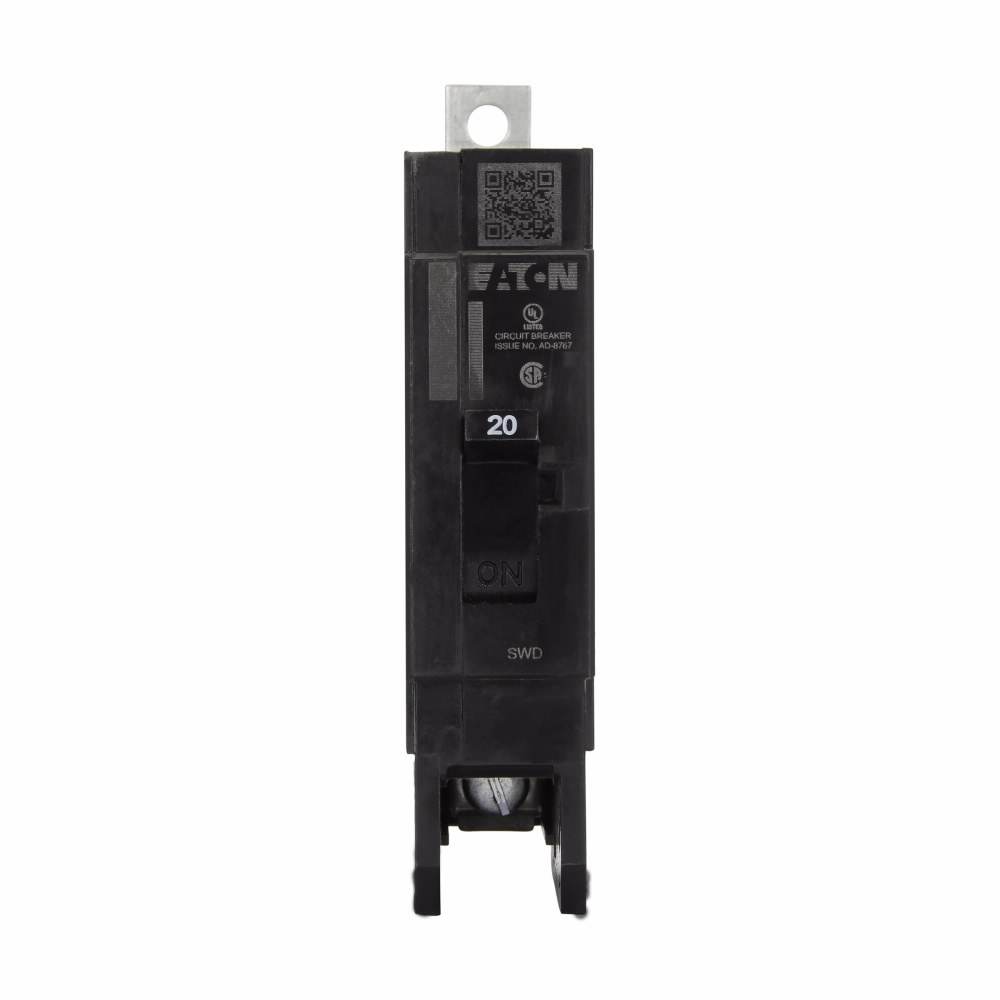 Eaton Series C complete molded case circuit breaker, G-frame, GHB, Complete breaker, Fixed thermal, Fixed magnetic trip type, Single-pole, 50 A, 277 Vac, 125 Vdc, 14 kAIC at 277 Vac, 50/60 Hz