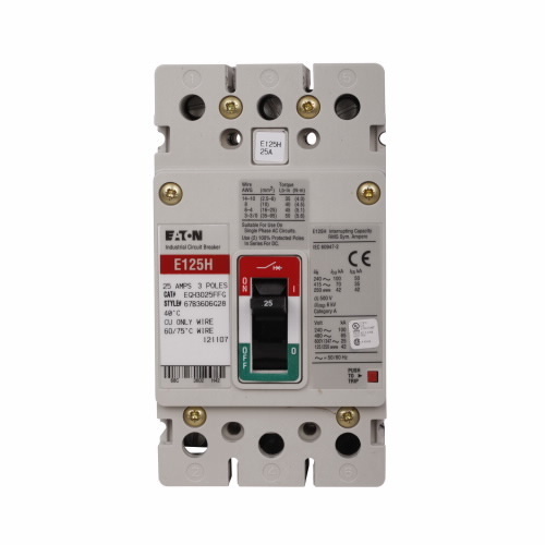 EG 3P 25A 65kA FIX THR/MAG single pack