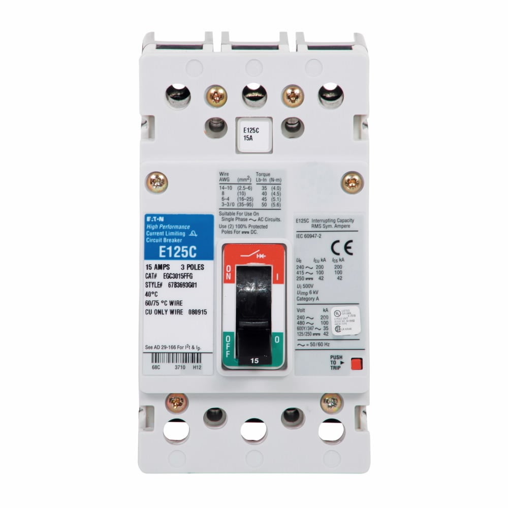 EG 3P 15A 18kA FIX THR/MAG single pack