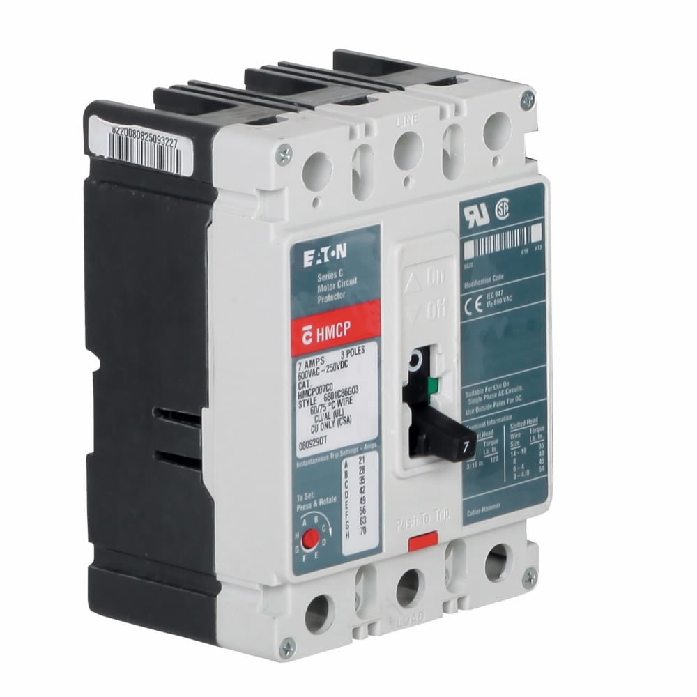 Eaton molded case circuit breaker accessory motor protection, Motor circuit protector, 150 A, Three-pole, 750-2500 A, Series C, Non-aluminum
