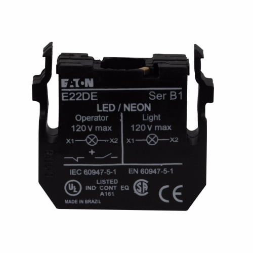 DVL W/ 120V AC/DC GREEN TALL LED