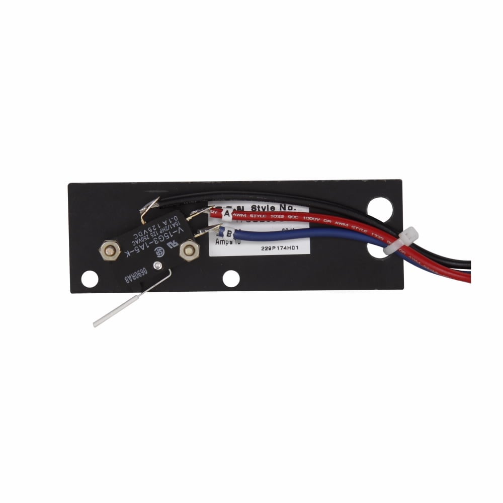 Auxiliary switch, Used with 30, 60, and 100A Type DS disconnect switches, 2A-2B contacts
