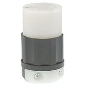 30 Amp, 480 Volt, NEMA L8-30R, 2P, 3W, Locking Connector, Industrial Grade, Grounding - Black-White
