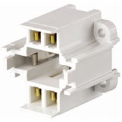 26W 32W 42W 4-Pin, 10mm Compact Fluorescent Lampholder, White