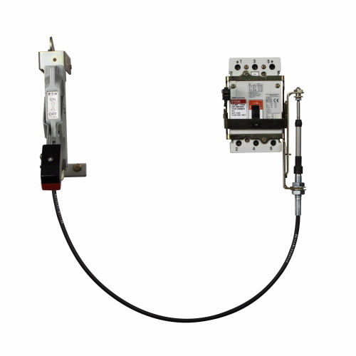 Eaton molded case circuit breaker accessory handle mechanism