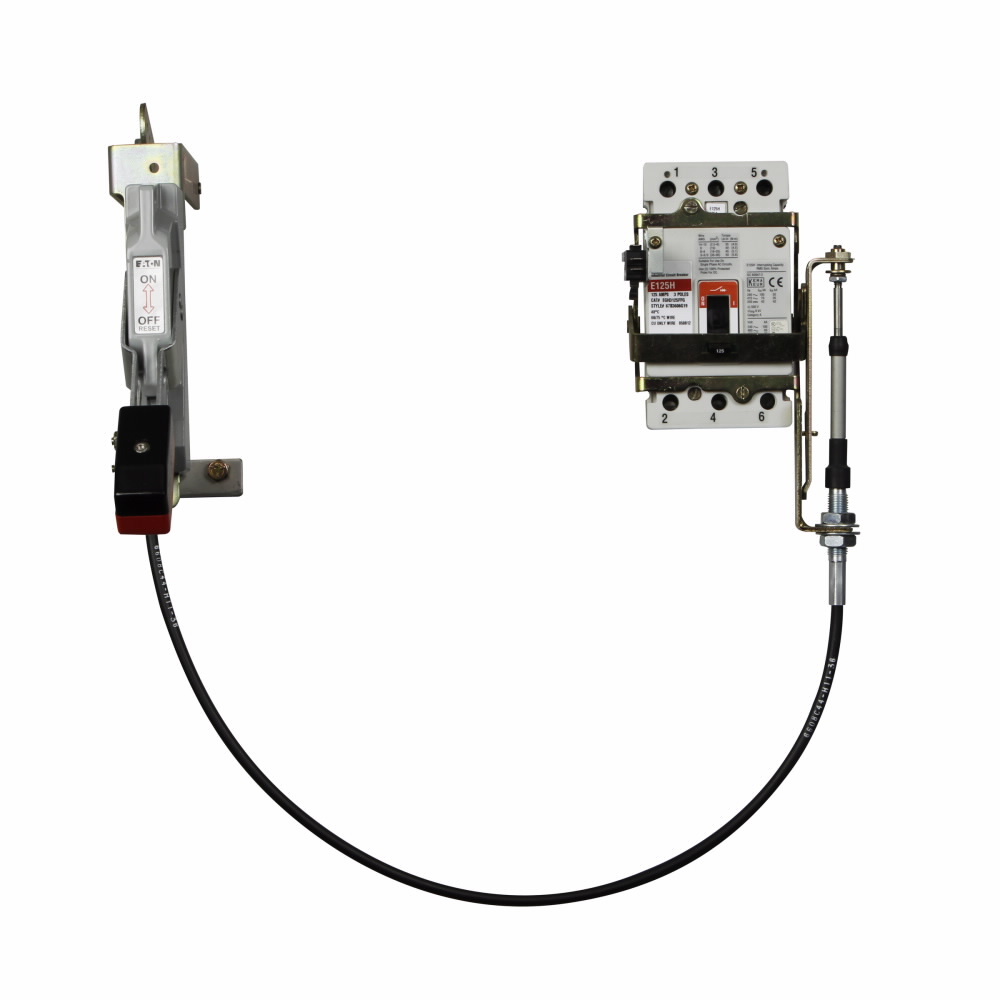 Eaton molded case circuit breaker accessory handle mechanism, Flex shaft handle mechanism, N-Frame, Frame J-K, Series G, 5 ft