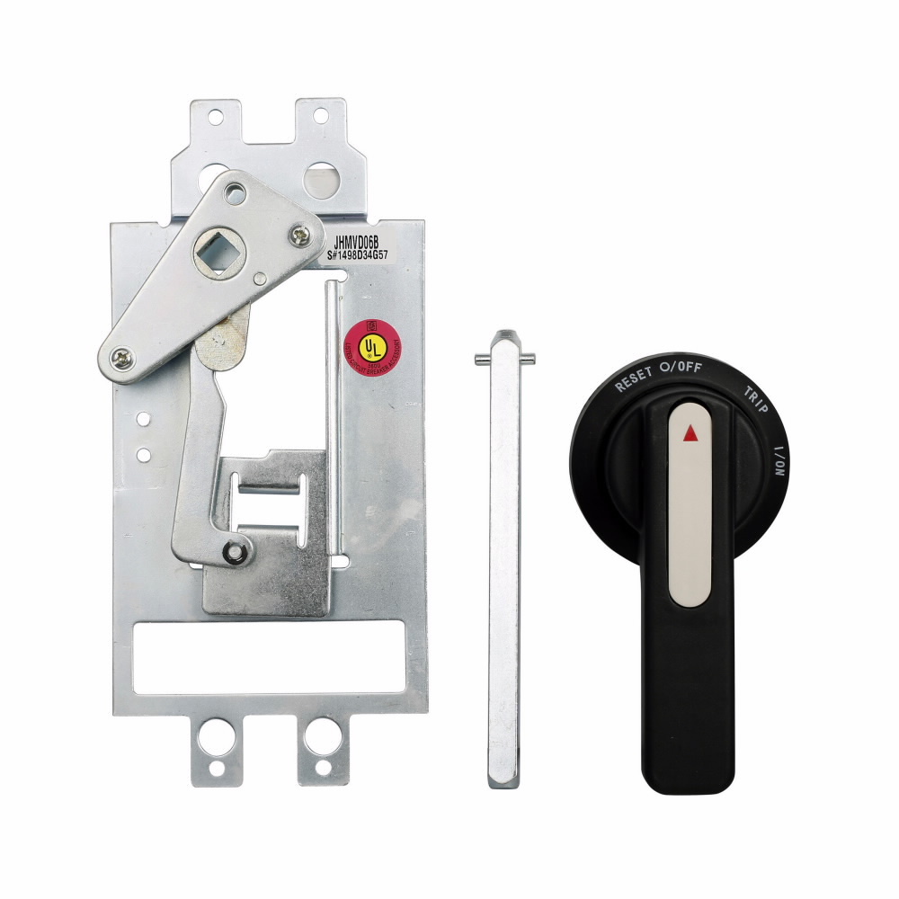Eaton molded case circuit breaker accessory handle mechanism, Universal rotary, J-Frame, Frame J-K, Black, Series C, 12 in