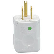 15 Amp, 125 Volt, Straight Blade, Plug, Hospital Grade, Grounding, Python, White