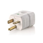 20 Amp, 125 Volt, Plug, Straight Blade, Hospital Grade, Grounding, Python, White