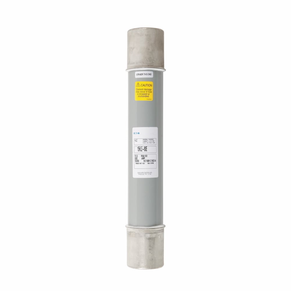 Eaton Bussmann series 15HLE fuse, Double barrel, Indoor/outdoor, 14.4 kV, 250A, 65 kAIC, E-Rated power, HLE, Class E, Double barrel