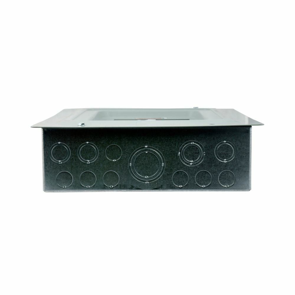 Eaton Eaton BR main lug loadcenter,Ground bar, 125 A,7,Aluminum,Cover not included,NEMA 1,Metallic,10 kAIC,BR,Flush,NEMA 1,8 Circuits,Twenty-four pole,4 Spaces,Three-wire,Single-phase,Type BR 1-inch breakers,120/240V,#14-1/0 AWG Cu/Al