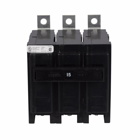 Eaton Quicklag Industrial Thermal-Magnetic Circuit Breaker, 15A, BAB type, 10 kAIC, Bolt-on mounting, Three-pole, Non-Interchangeable, 240V