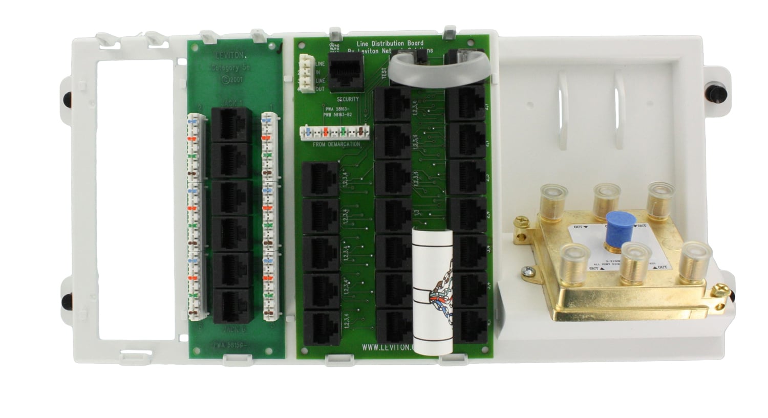 Advanced Home Telephone and Video Panel, White