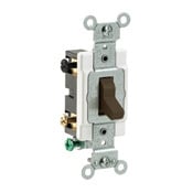 CS420-2 4-Way Grounding AC Quiet Toggle Switch, 120/277 V AC, 20 A, 800 W, 1000 VA Power Rating
