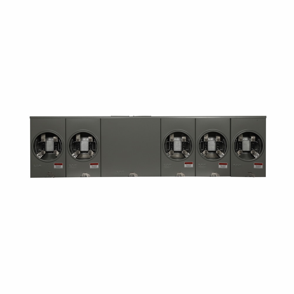 5-Gang 200A OH/UG Horizontal Meter Pack