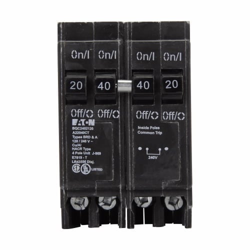 Eaton BR thermal magnetic circuit breaker