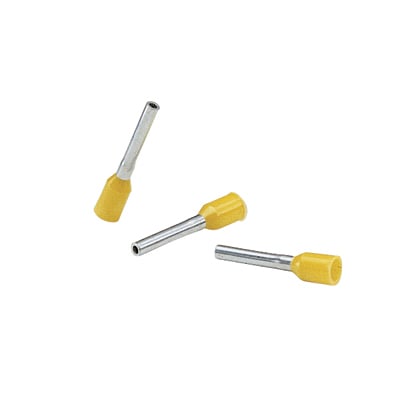 Ferrule,Insul,4AWG,31mmLong,YL,PK50