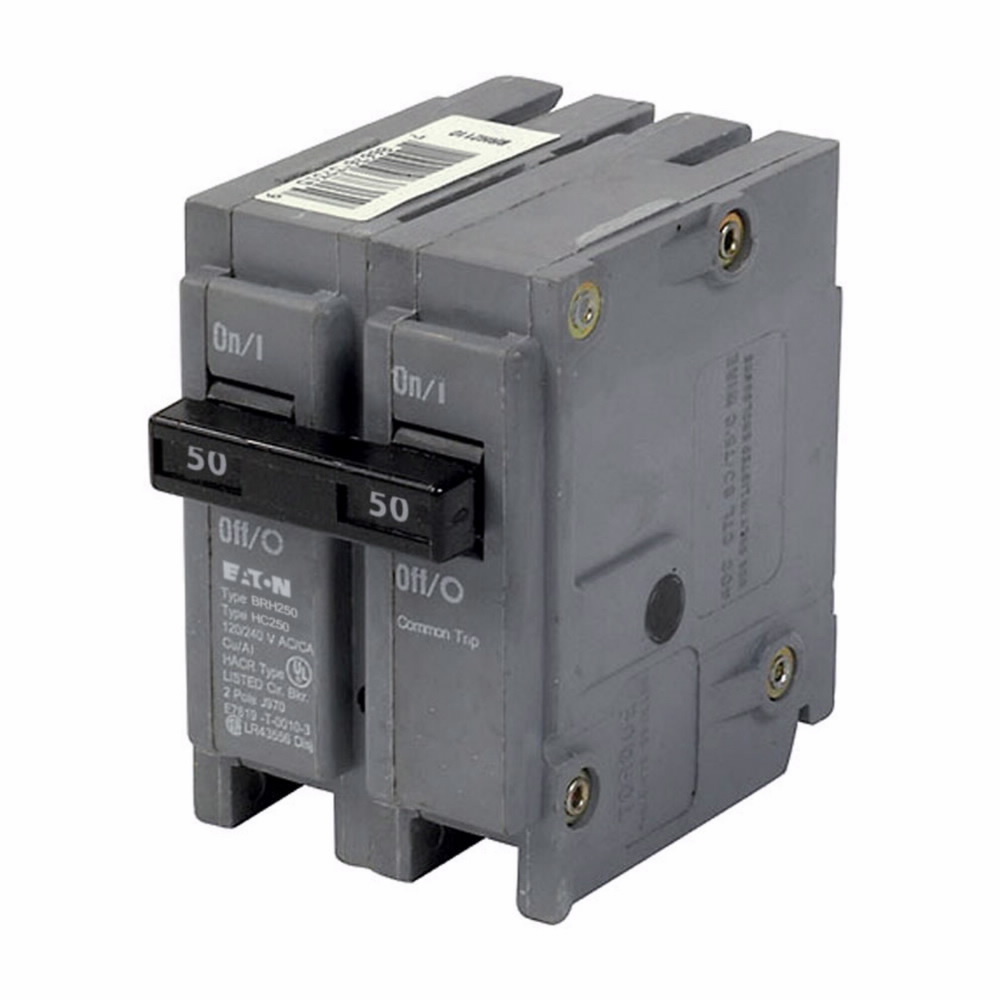 Plug-On Circuit Breaker, Two-Pole, 50A