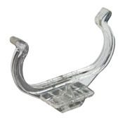 Slide-On Lamp Support Clip for Horizontal Mount 2G11 Base Twin Tube Fluorescent Lampholder