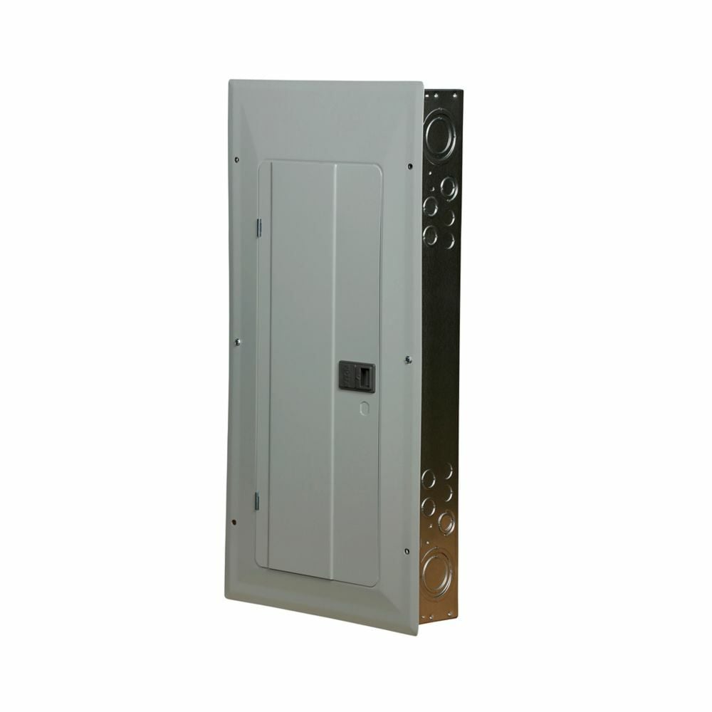 Eaton BR main lug loadcenter,No feed-thru lugs,Main lug,150 A,D1,Aluminum,Cover included,NEMA 1,Metallic,25 kAIC,BWH,Combination,42 Circuits,24 Spaces,Four-wire,Three-phase,Type BR 1-inch breakers,208 Y/120, 240 V,#1 AWG-300 kcmil Cu/Al