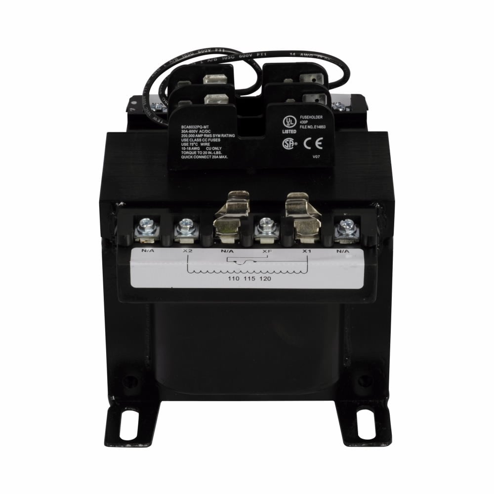 Eaton, type MTE, industrial control transformer, pv: 208/277v, taps: none, sv: 120v, 55?c, 500 va , cu magnet wire