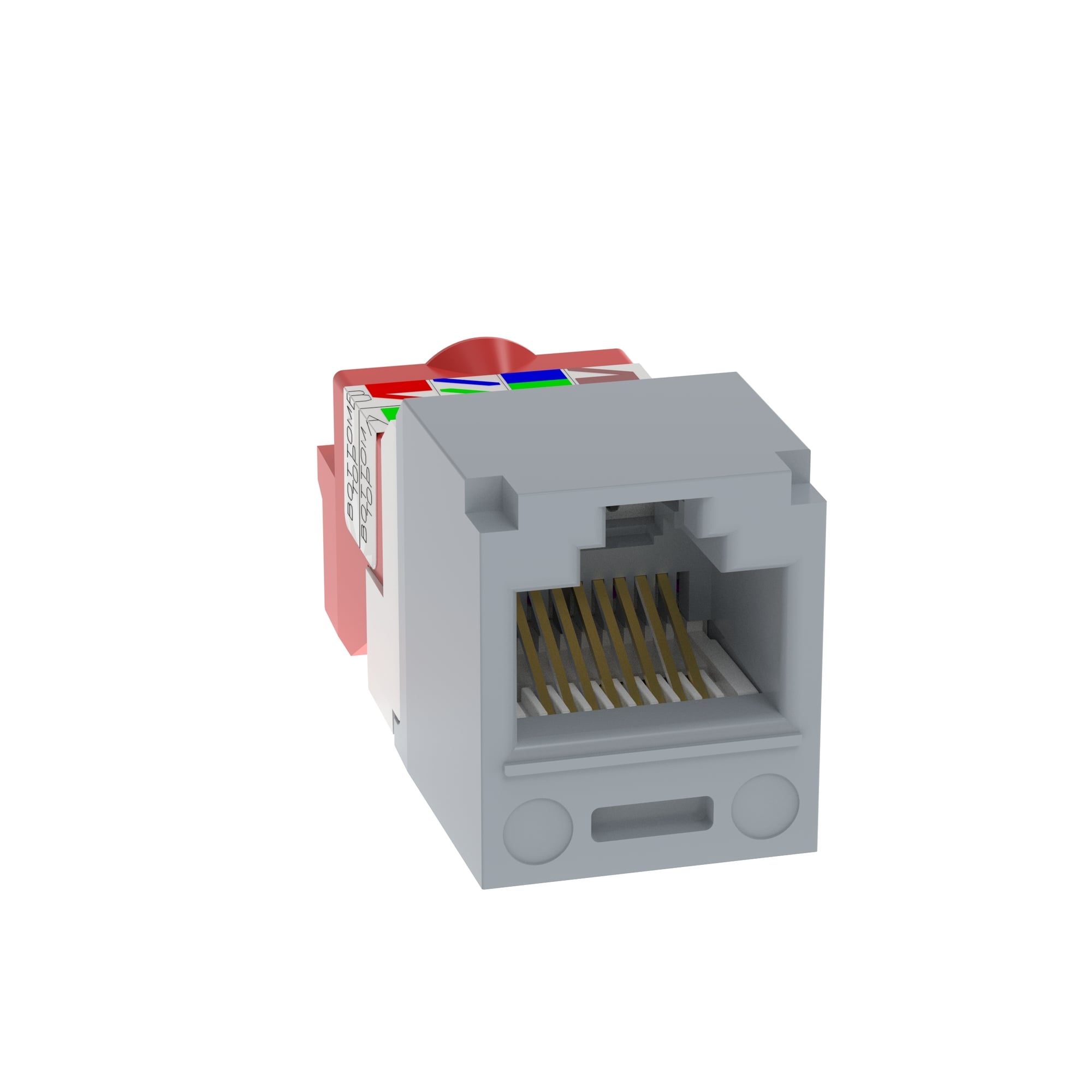 Mini-Com Module, Cat 5e, UTP, 8 pos 8 wi