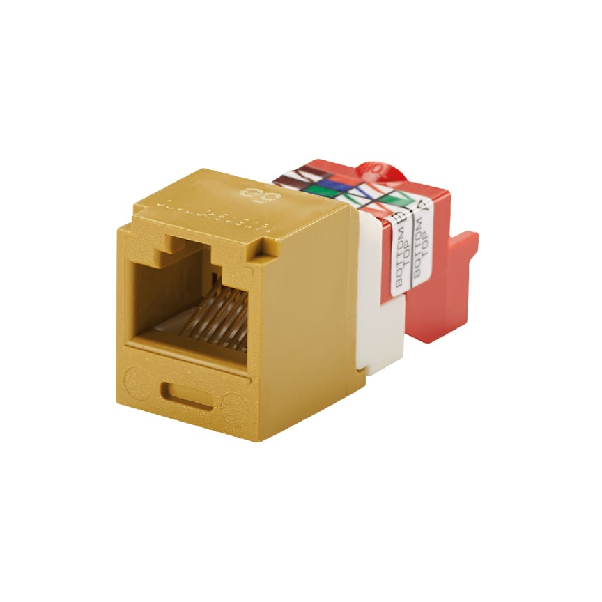 Mini-Com Module, Cat 5e, UTP, 8 pos 8 wi