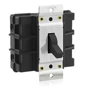 60-Amp, 600-Volt, Toggle Double-Pole AC Motor Starting Switch, Industrial Grade, Non-Grounding, Back Wired, Black