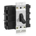60-Amp, 600-Volt, Toggle Double-Pole AC Motor Starting Switch, Industrial Grade, Non-Grounding, Back Wired, Black