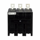 Eaton Quicklag Industrial Thermal-Magnetic Circuit Breaker, Three-pole, 50A, 22 kAIC, 240V, Bolt-on