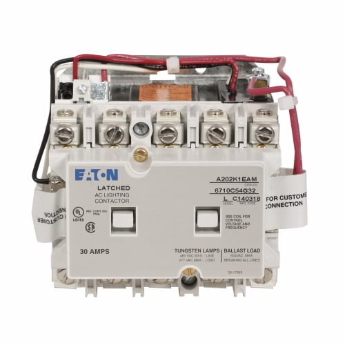 LTG CONT OPN 30A 5P 120V MECH HLD