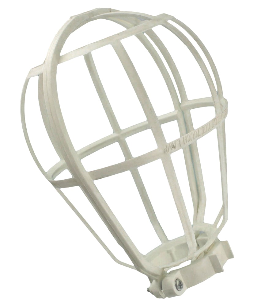 Replacement guard for ceiling lampholders.
