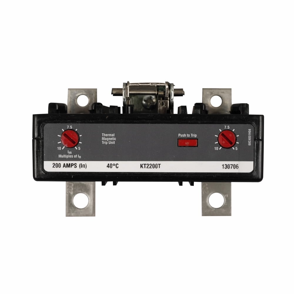 Eaton molded case circuit breaker accessory trip unit, Trip unit, 225 A, Two-pole, Thermal magnetic, Frame J-K, Series C