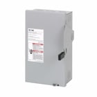 Eaton General duty non-fusible safety switch, single-throw, 30 A, NEMA 1, Indoor, Painted steel, Two-pole, Two-wire, 240 V