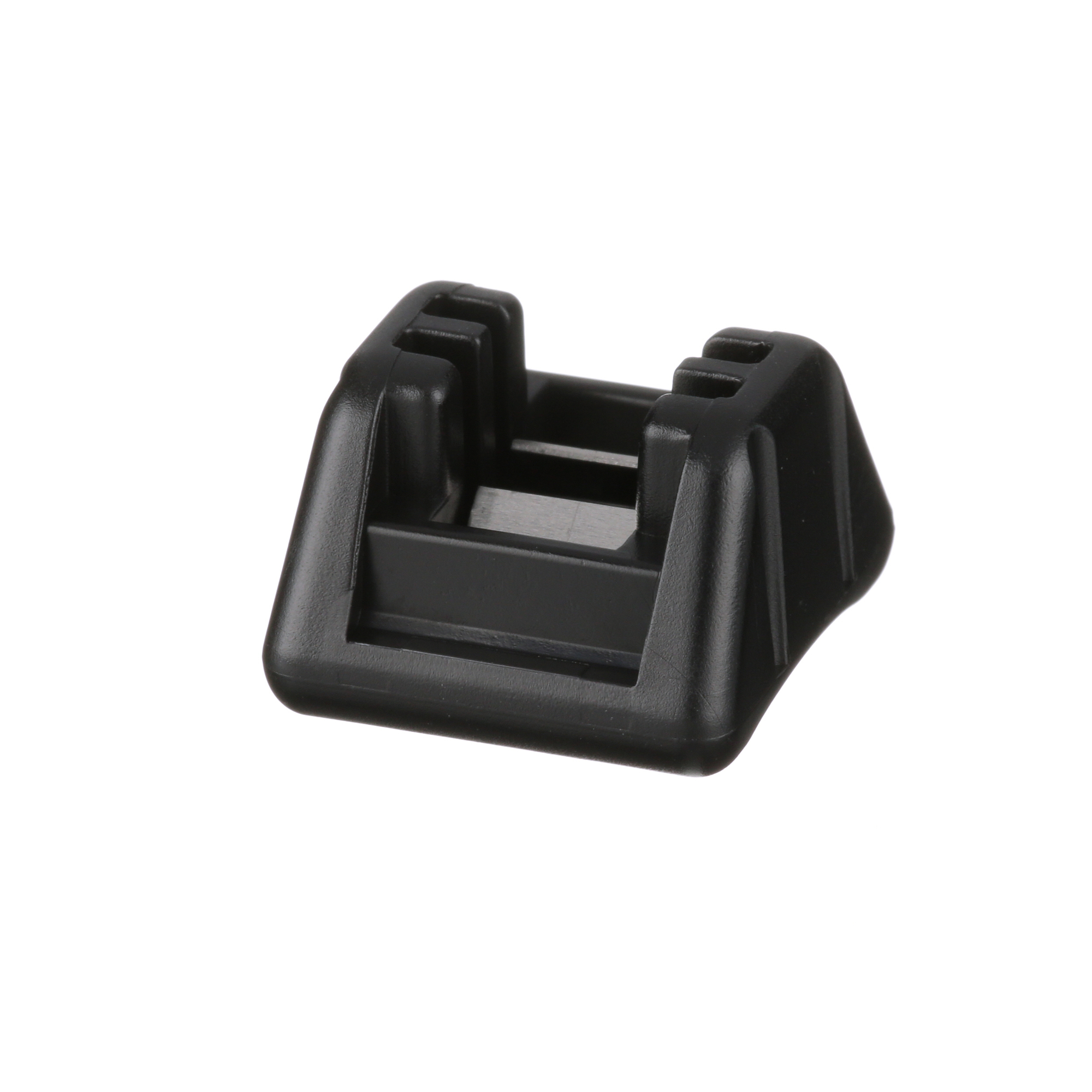 Cable Tie Heads, Extra-Heavy, Acetal, Bl